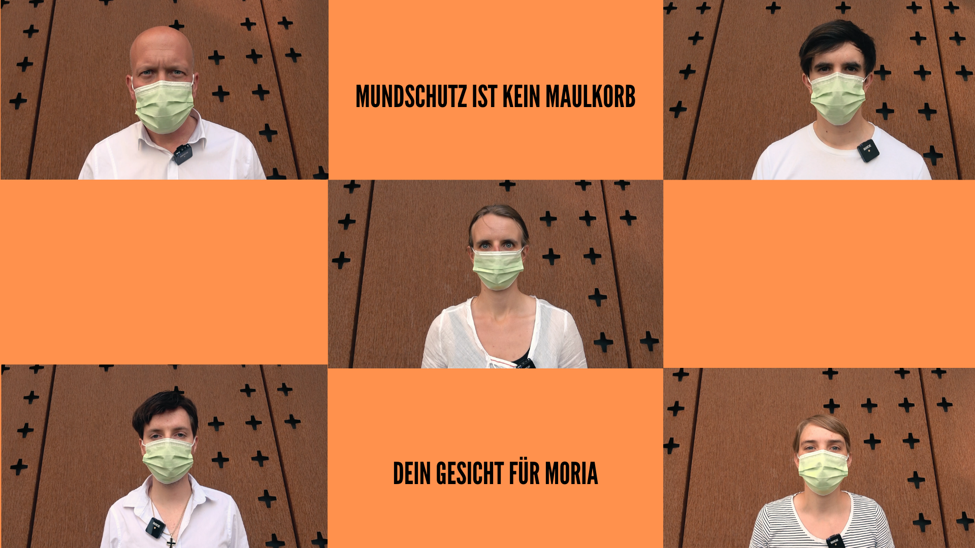 You are currently viewing Mundschutz ist kein Maulkorb – Zeig dein Gesicht für Moria – Aktion der Christuskirche Köln ruft zu Online-Demo und Evakuierung der Flüchtlingslager auf