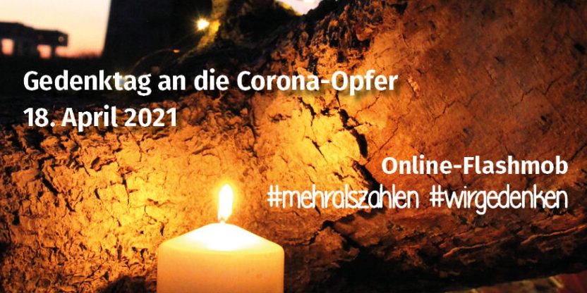 You are currently viewing Gedenktag am 18. April an die Corona-Opfer – eine Kerze entzünden